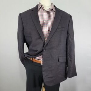 Kenneth Kole Awearness Men's Sport Coat Blazer Two Button Multicolor Wool‎ 48R